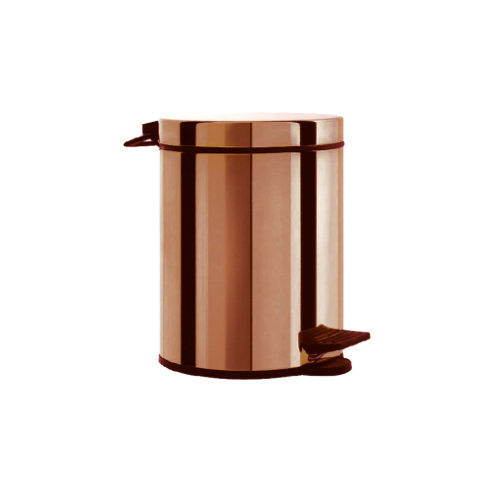 Roza Bronz Çöp Kovası 5 lt