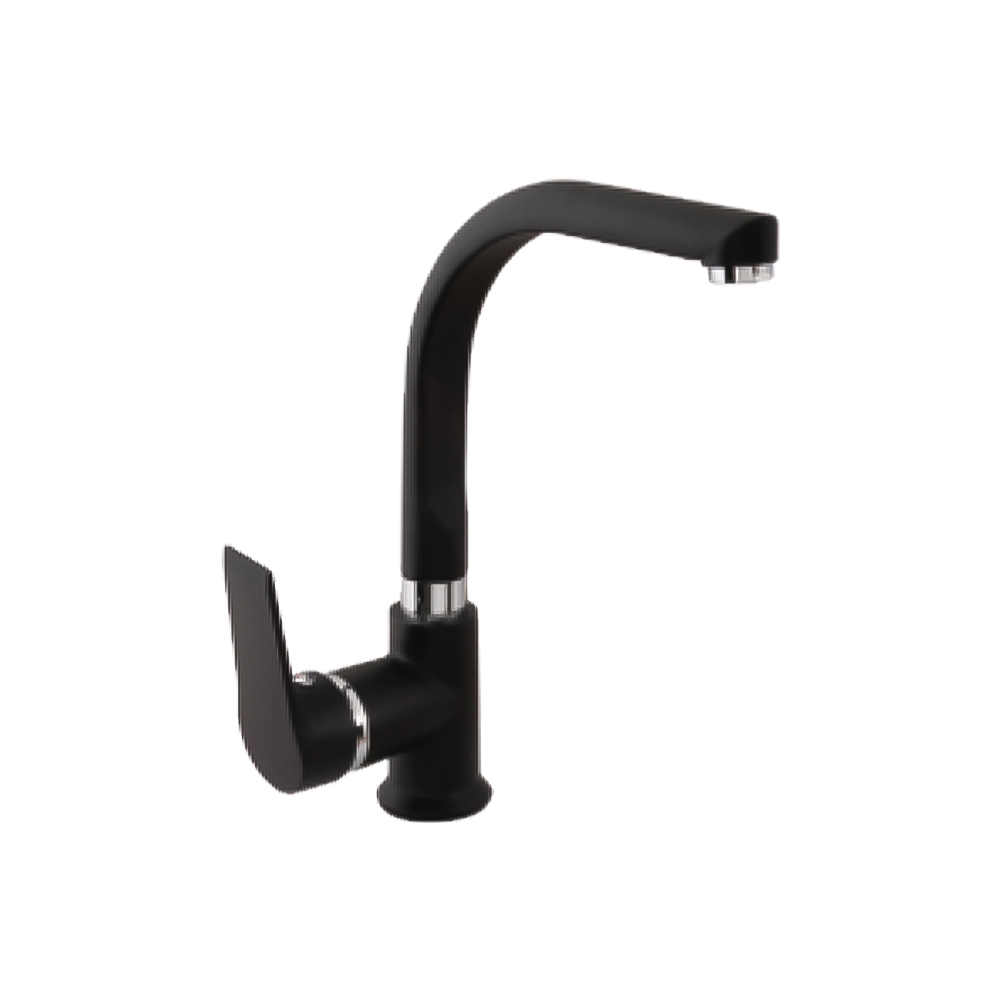 Stilla Black Kuğu Lavabo Bataryası