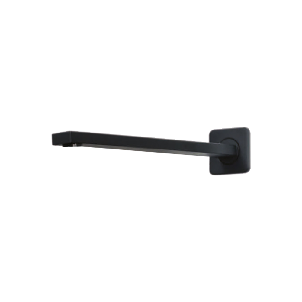 Black Ankastre Safir Black 40cm Tepe Duş Borusu