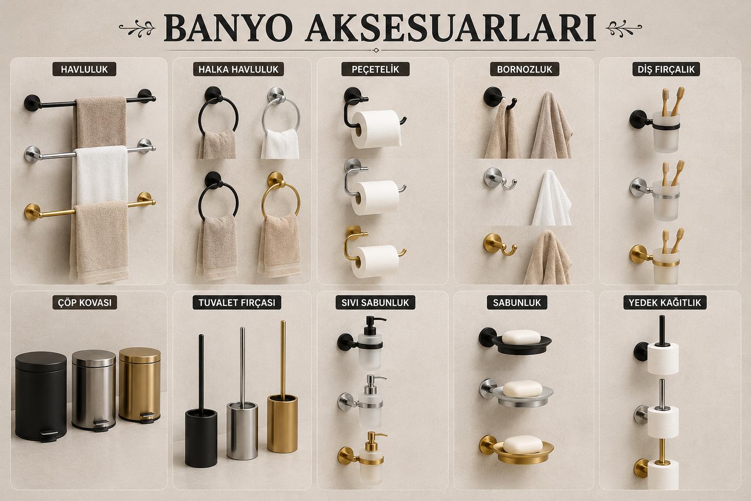 Banyo Aksesuarları